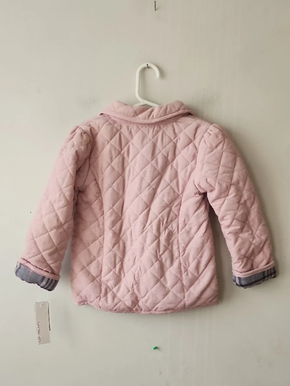 Calvin Klein Light Pink Quilted Puffer Jacket